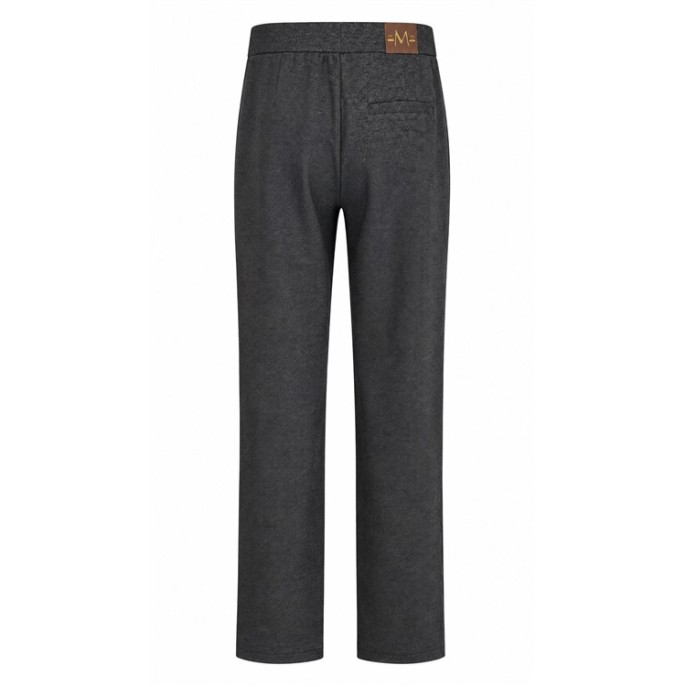 Micha Broek 122841 elastische taille Charcoal Melée Micha Broek 122841 elastische taille Charcoal Melée